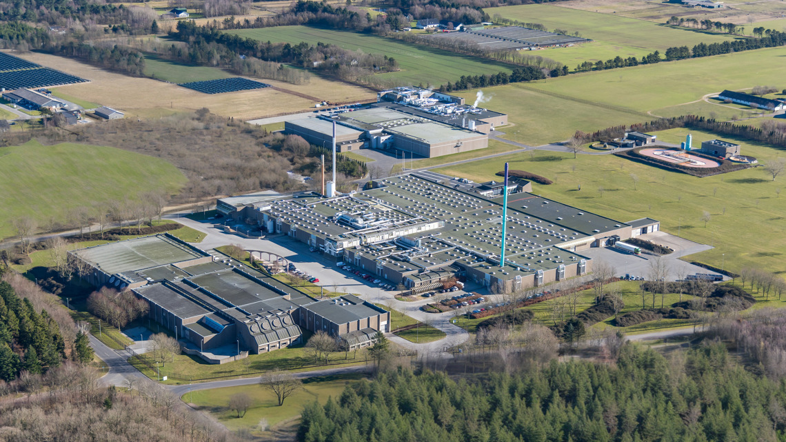 Sæby Fiske Industri ovenfra